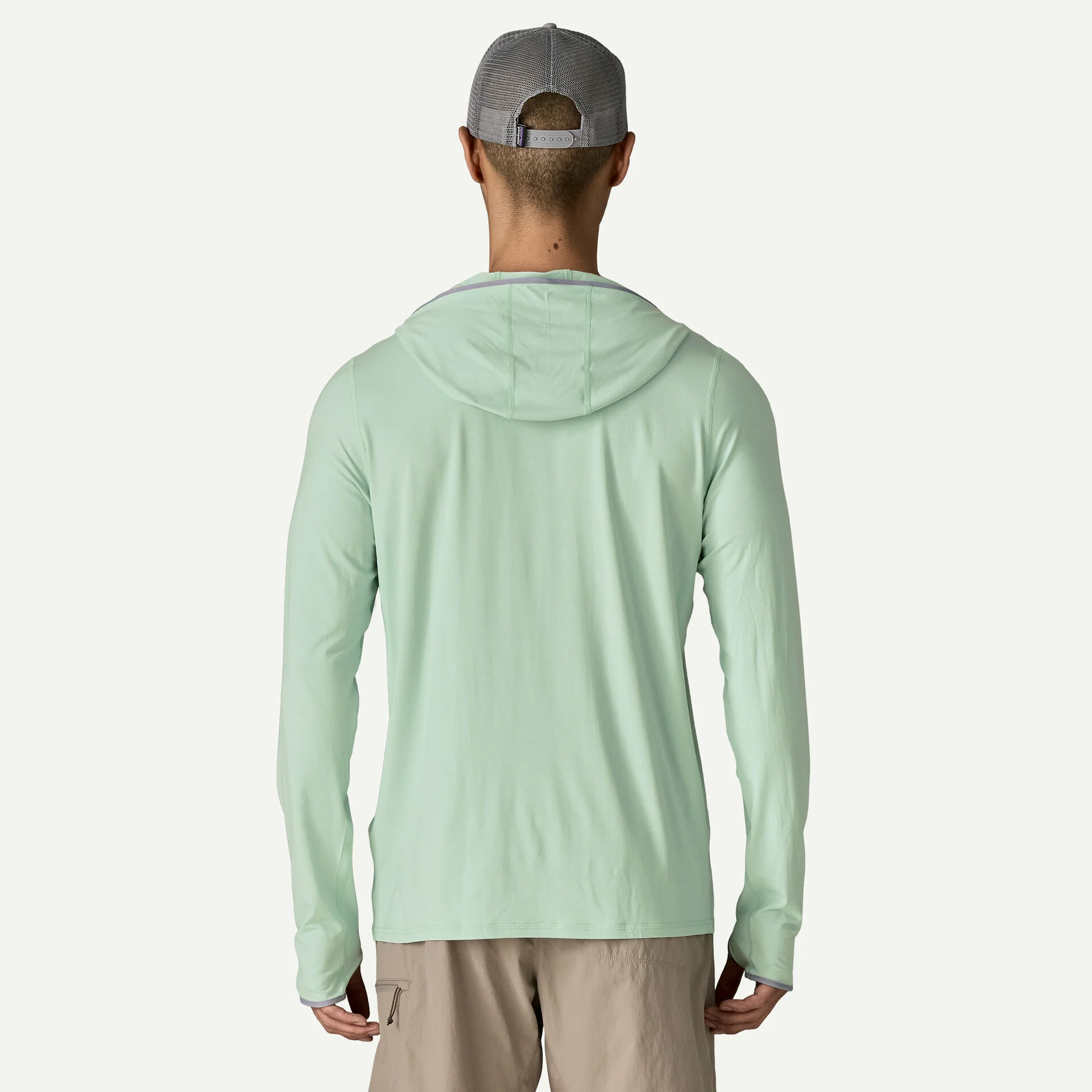 Patagonia Pánské tričko Tropic Comfort Natural Hoody, Thin Ice - vel. XL