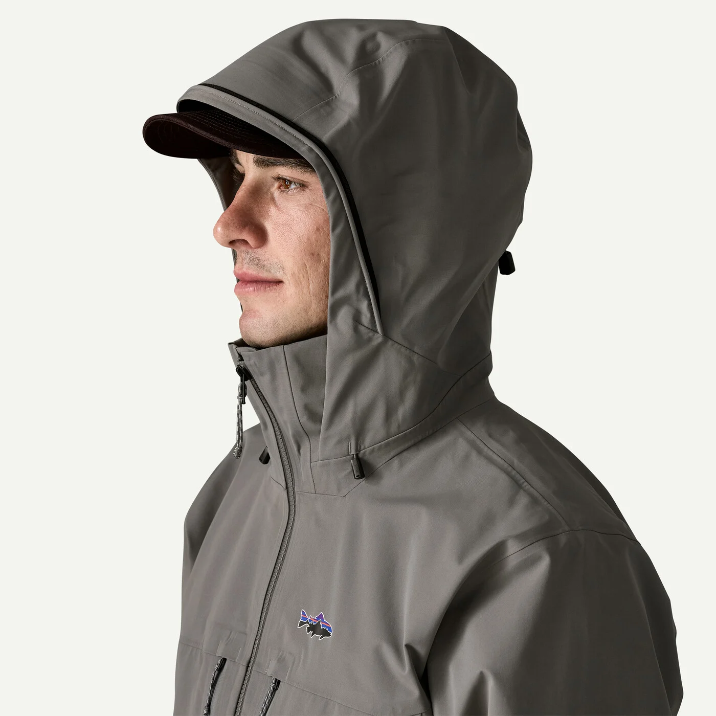 Patagonia Pánská bunda Swiftcurrent Wading Jkt, Wolf Brown - vel. L