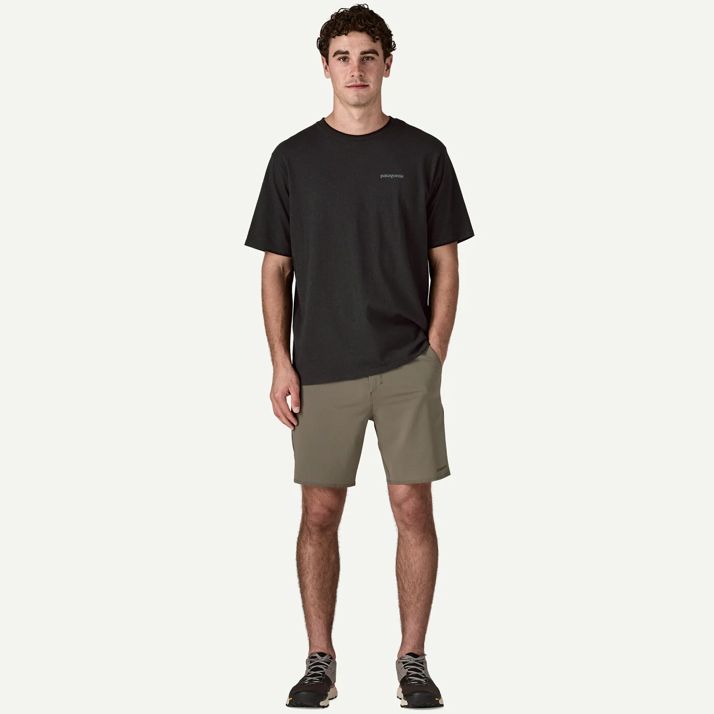 Patagonia Pánské triko Flying Fish Responsibili-Tee®, Den Brown: Coastal Edge - vel. L