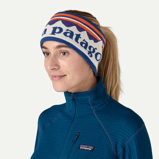 Patagonia Čelenka Powder Town Headband, Classic Fitz Roy: P6 Blue