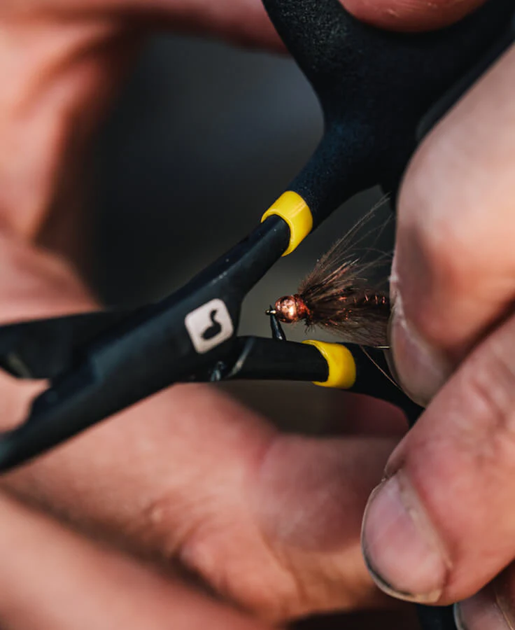 LOON Outdoors - Mini peán s nůžkami černý, Rogue Micro Forcep
