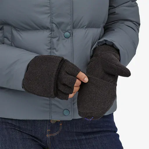  Patagonia Rukavice s klopou Better Sweater Gloves, Black, vel. M