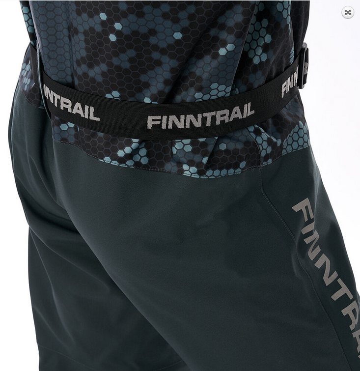 FINNTRAIL Brodící kalhoty Waders Enduro BF CamoGrey - vel. S, EU 41