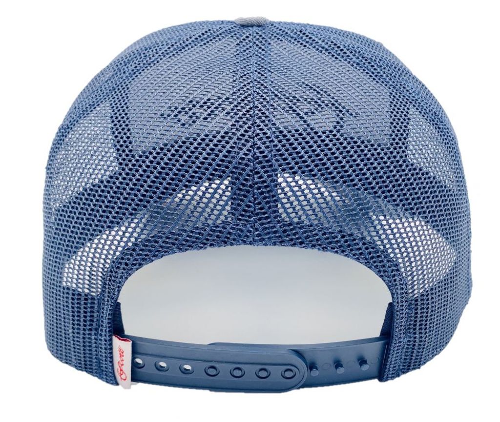 SCOTT Kšiltovka Navy Blue Mesh Hat with Grey 