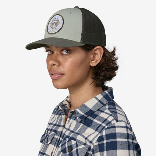 Patagonia Kšiltovka Take a Stand Trucker Hat, Casting Logo: Smolder Blue