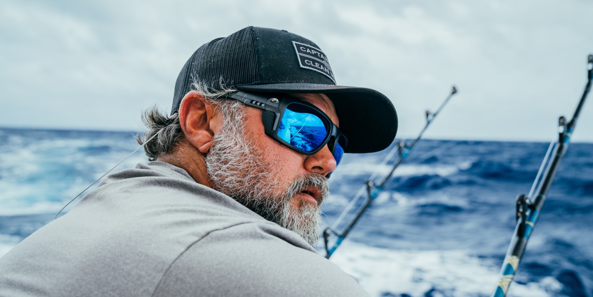 Costa del Mar Polarizační brýle King tide 8 - Black Pearl a Měděná stříbrná zrcadlová