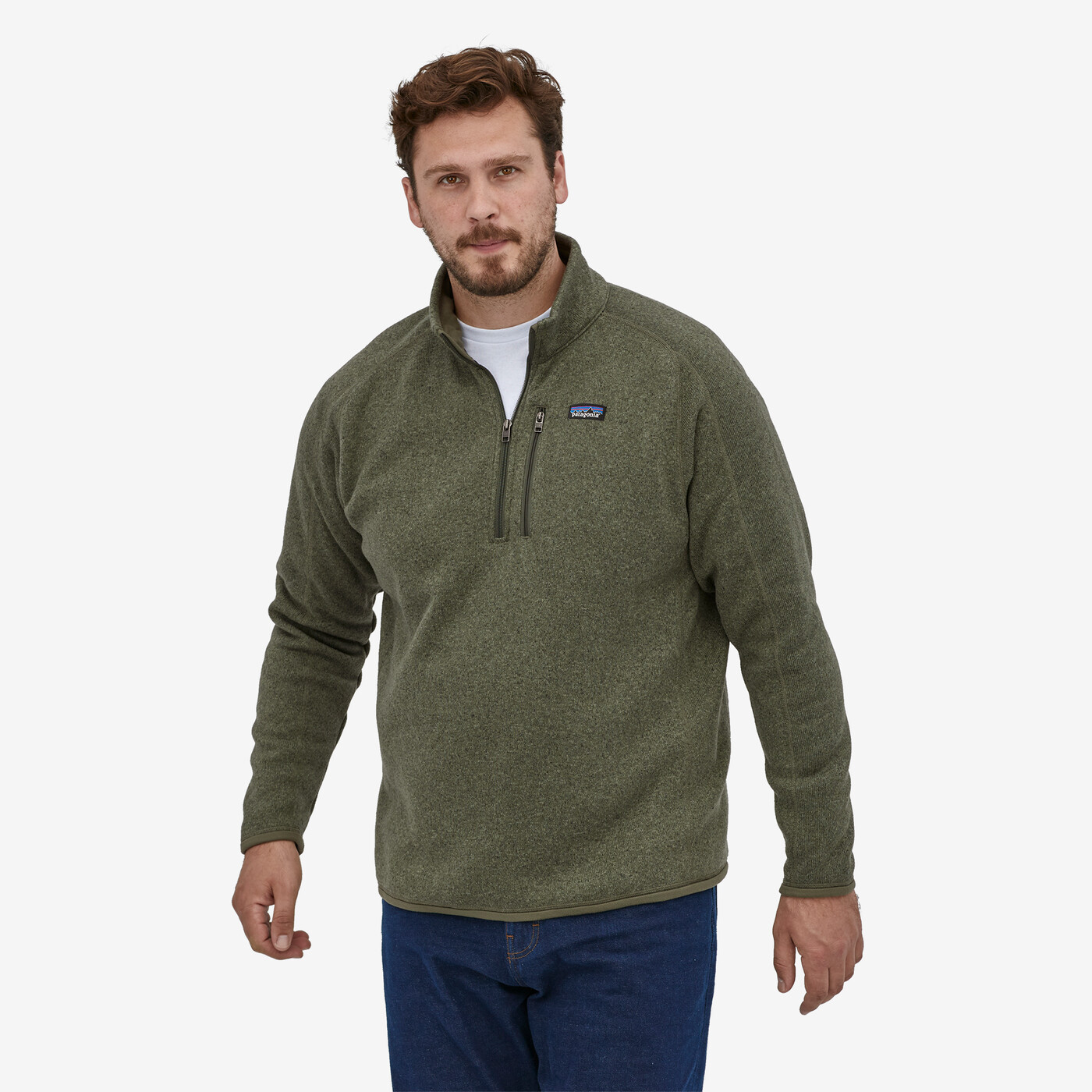 Patagonia Pánská mikina Men's Patagonia Better Sweater 1/4 Zip Fleece - Stonewash, vel. XXL