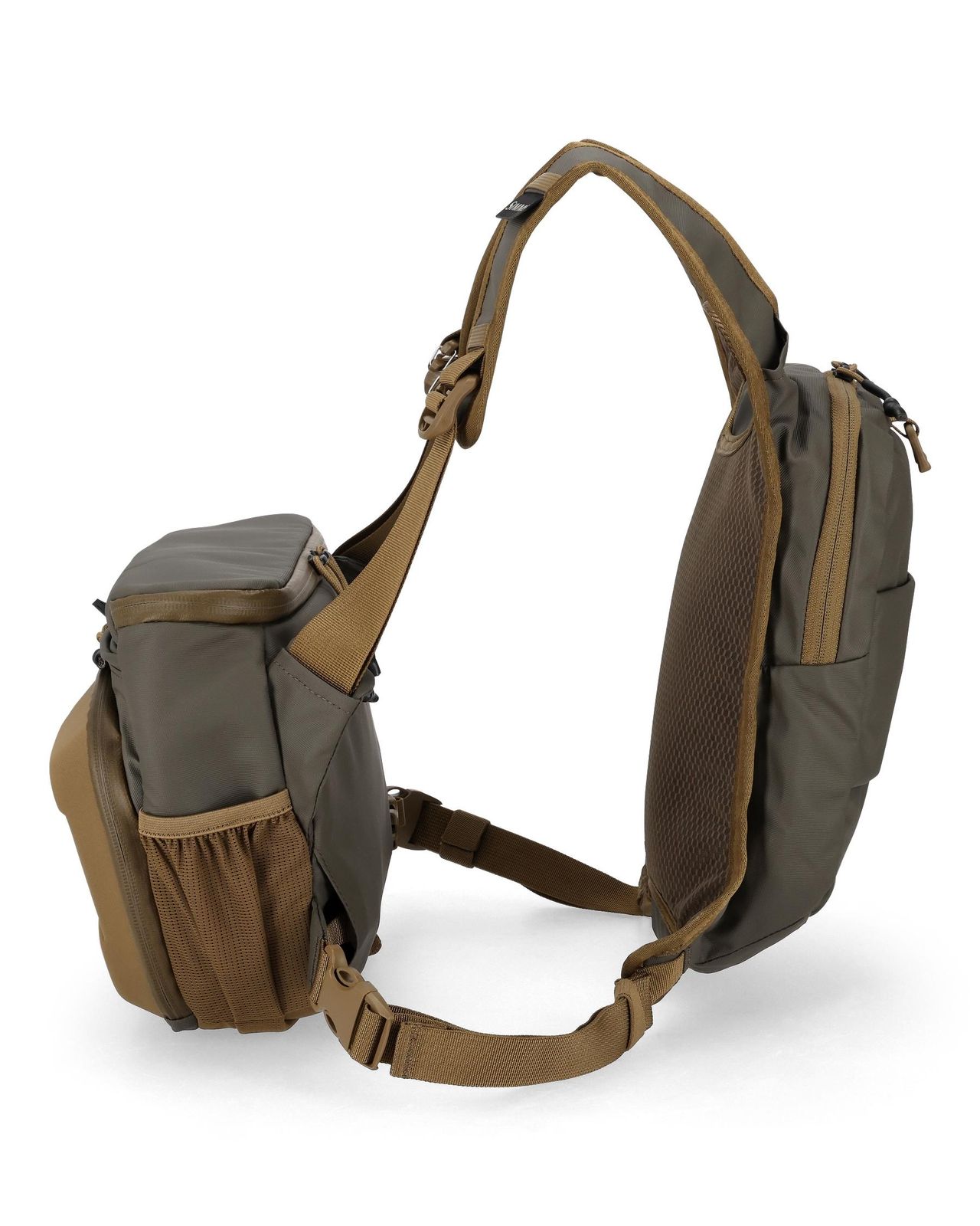 Simms Vesta s batohem Headwaters Chest Pack Hickory