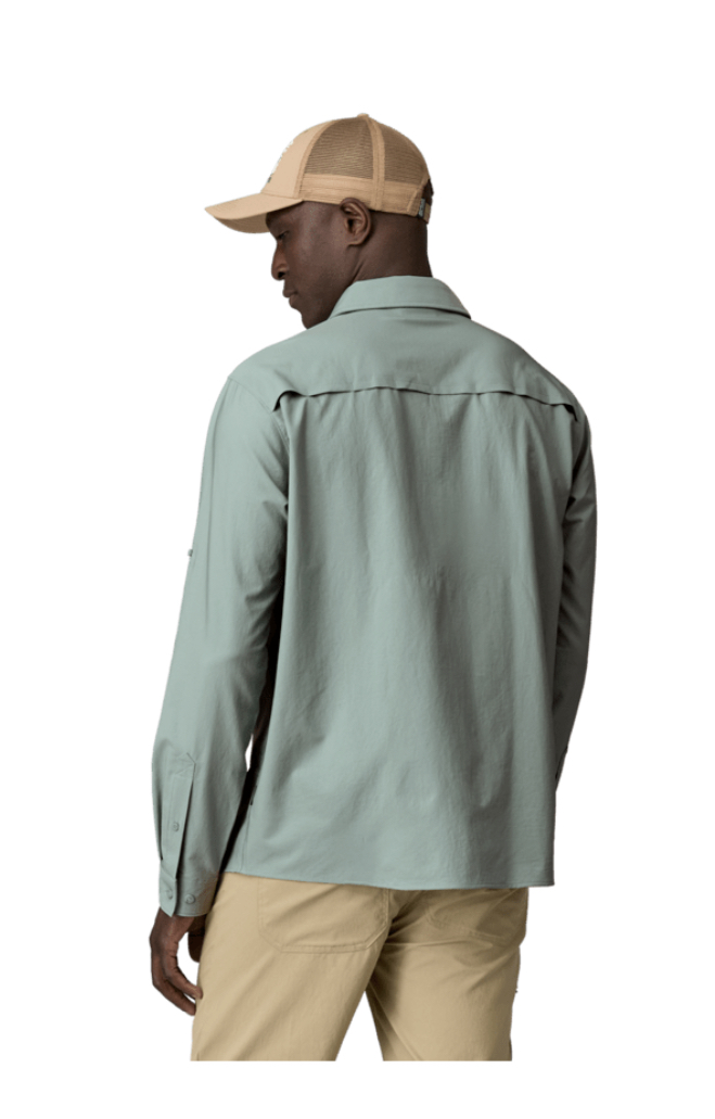 Patagonia Pánský košile Long-Sleeved Self-Guided Sun Shirt, Caper Green