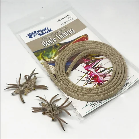 Flymen Fish-Skull Chocklett´s Body Tubing - Desert Camo 1/4"