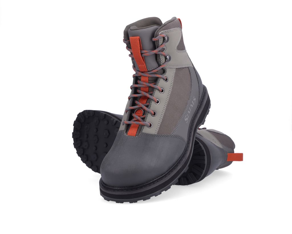 Simms Brodící boty Tributary Boot, Basalt - gumová podrážka, vel.  US 15 - EU 48