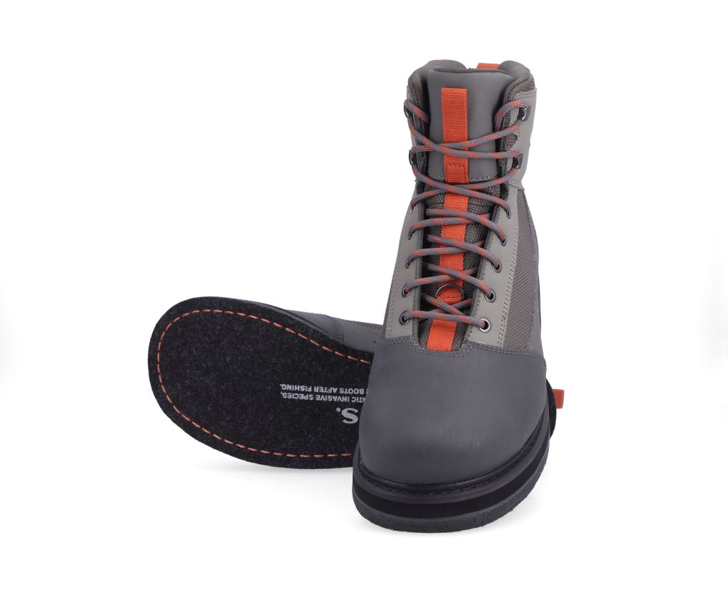 Simms Brodící boty Tributary Boot, Basalt - filcová podrážka