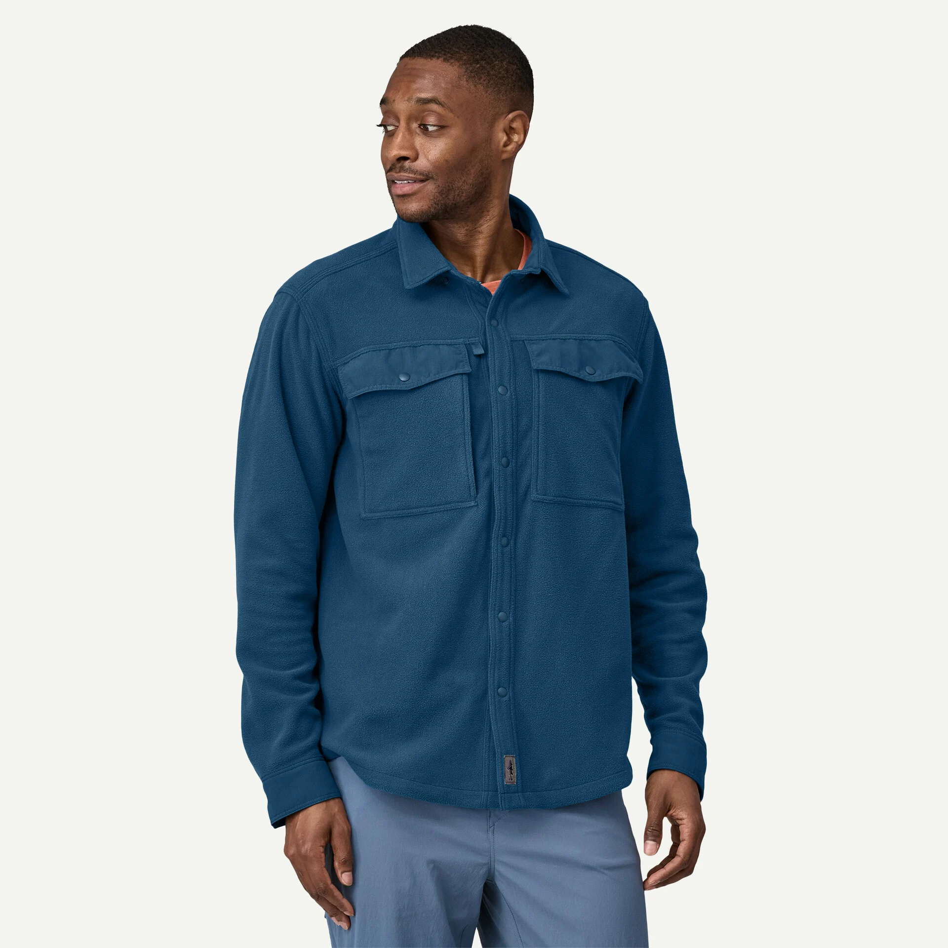 Patagonia Pánská košile Long-Sleeved Early Rise Snap Shirt, Den Brown - vel. M