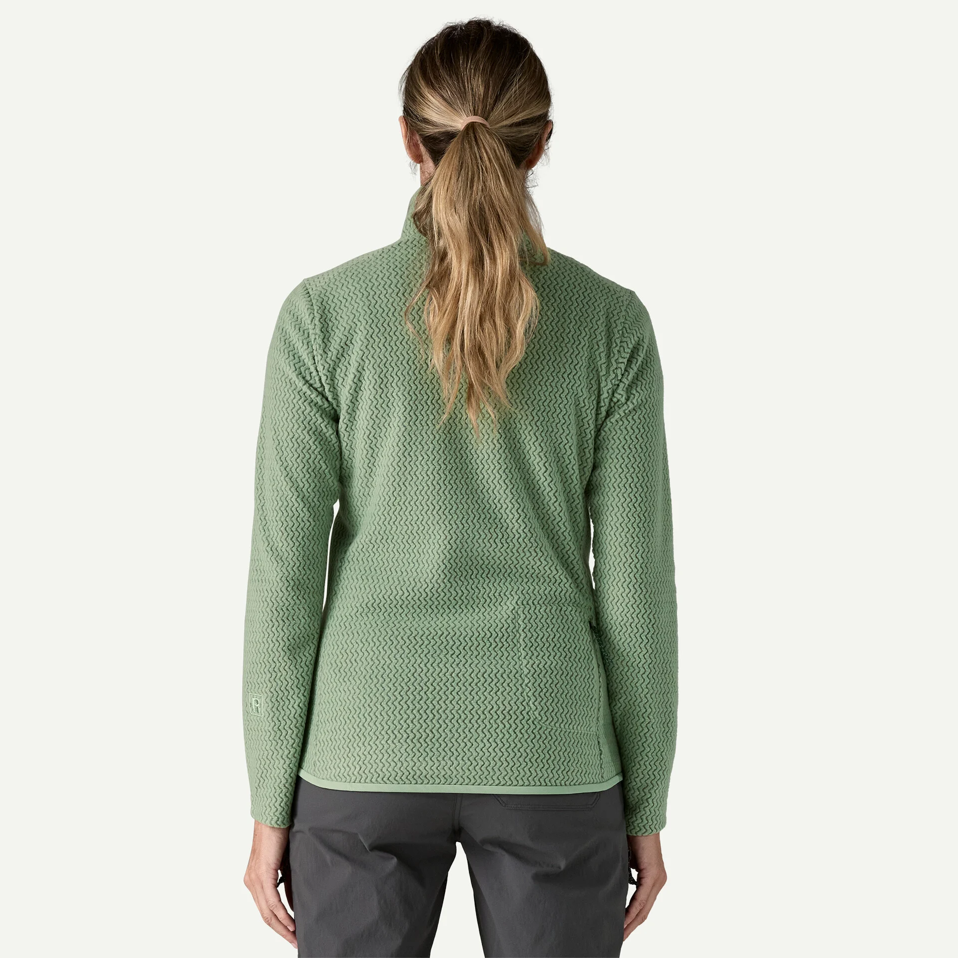Patagonia Dámská mikina R1® Air Fleece Zip-Neck, Black - vel. L