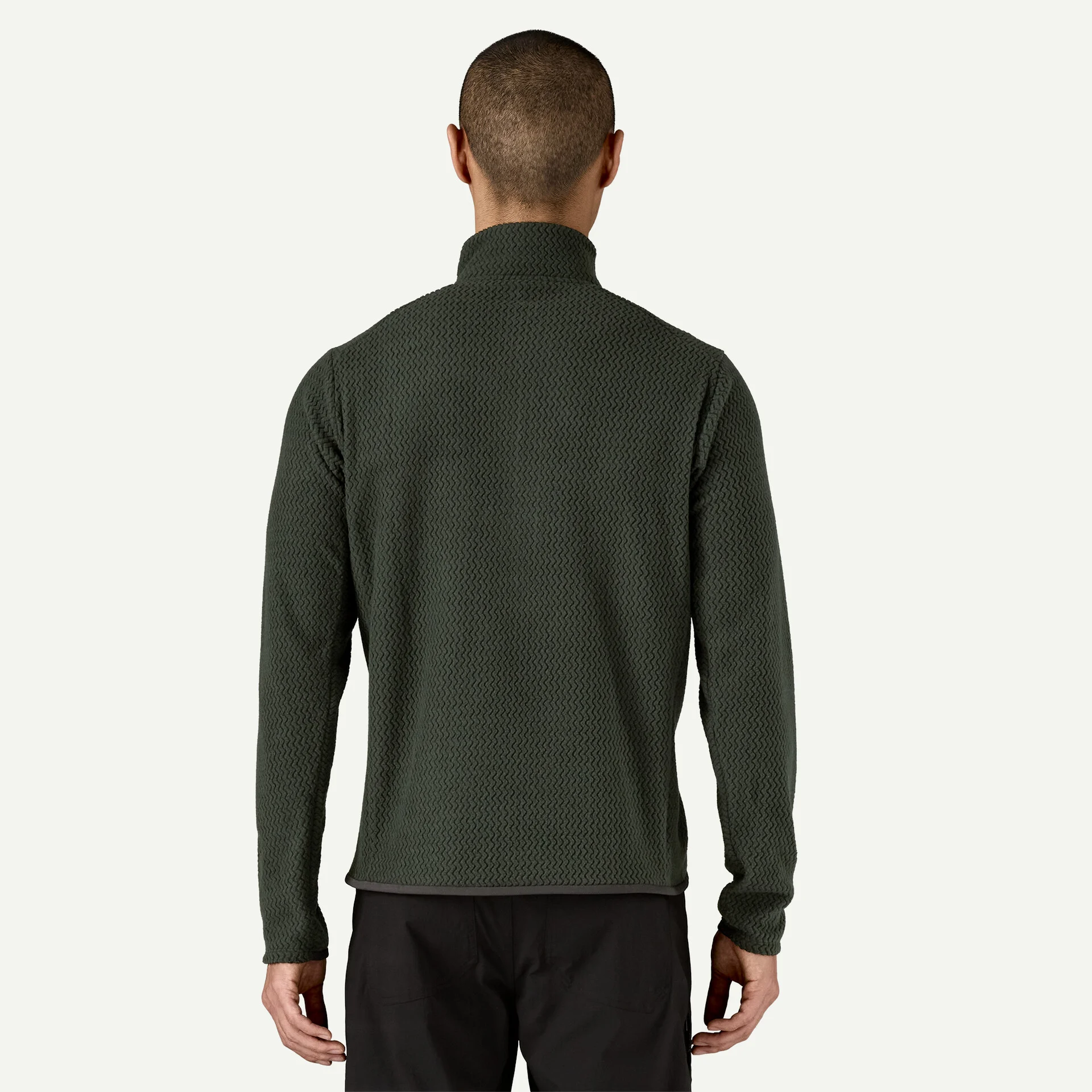 Patagonia Pánská mikina R1 Air Zip Neck, Old Growth Green - vel. XS