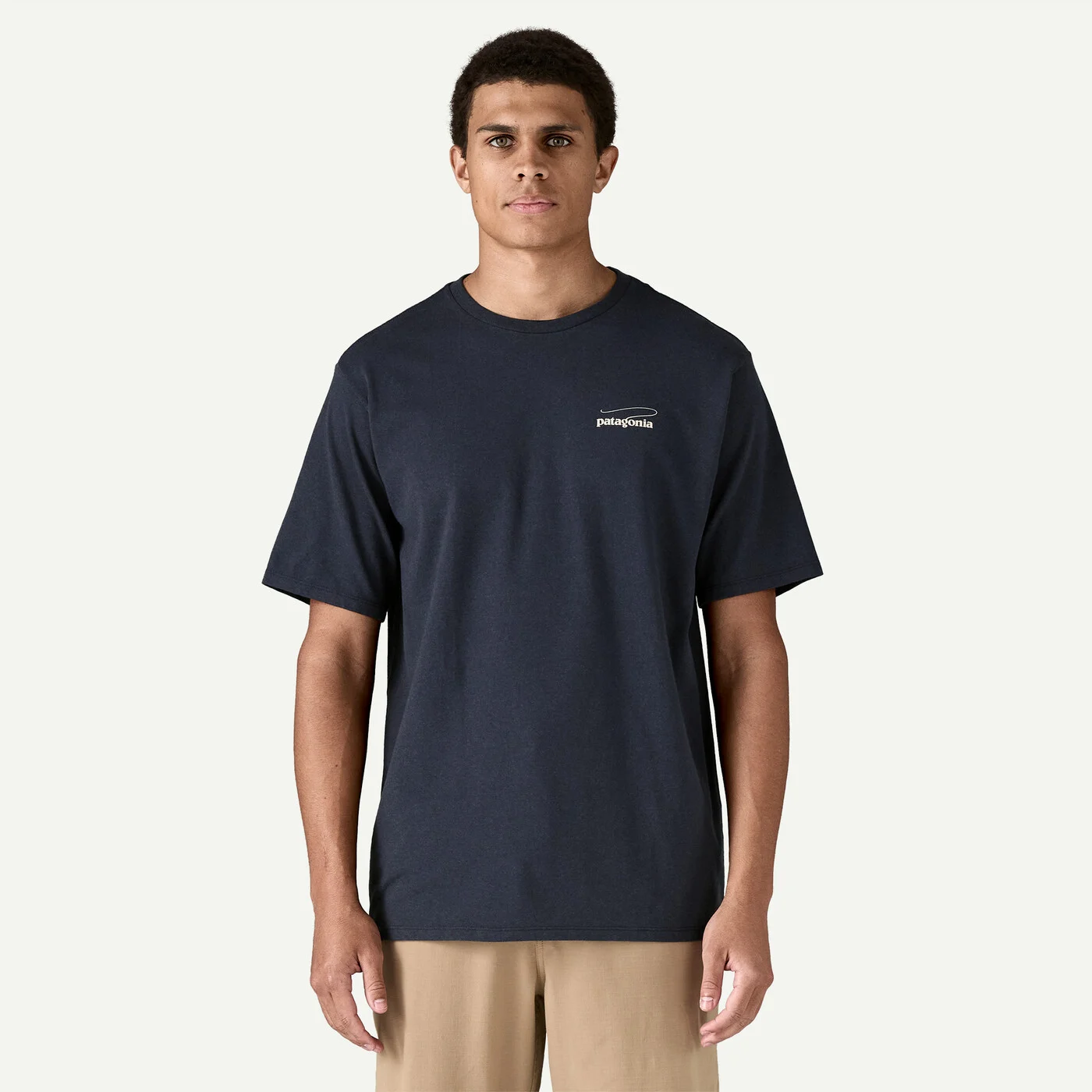 Patagonia Pánské tričko Casting Logo Responsibili-Tee, Smolder Blue