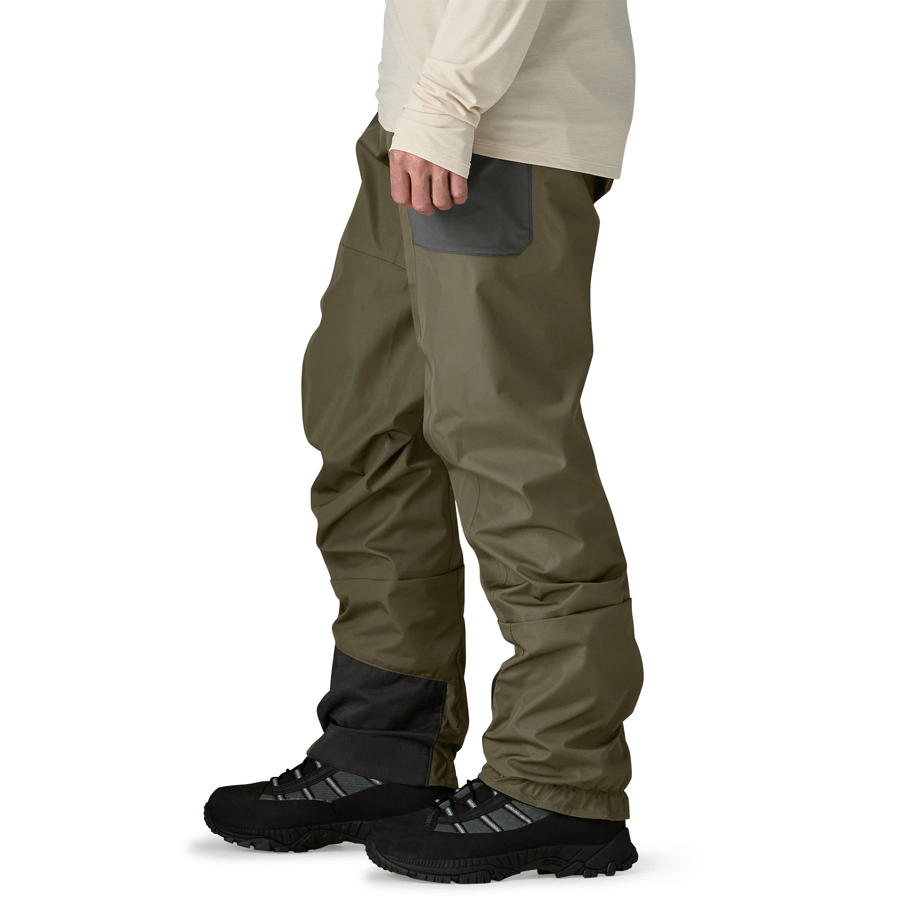 Patagonia Pánské brodící kalhoty Swiftcurrent® Traverse Wading Pants, Basin Green - vel. MLM a Brodící boty Patagonia Wading Boots Forra - vel. US 06 - EU 39 