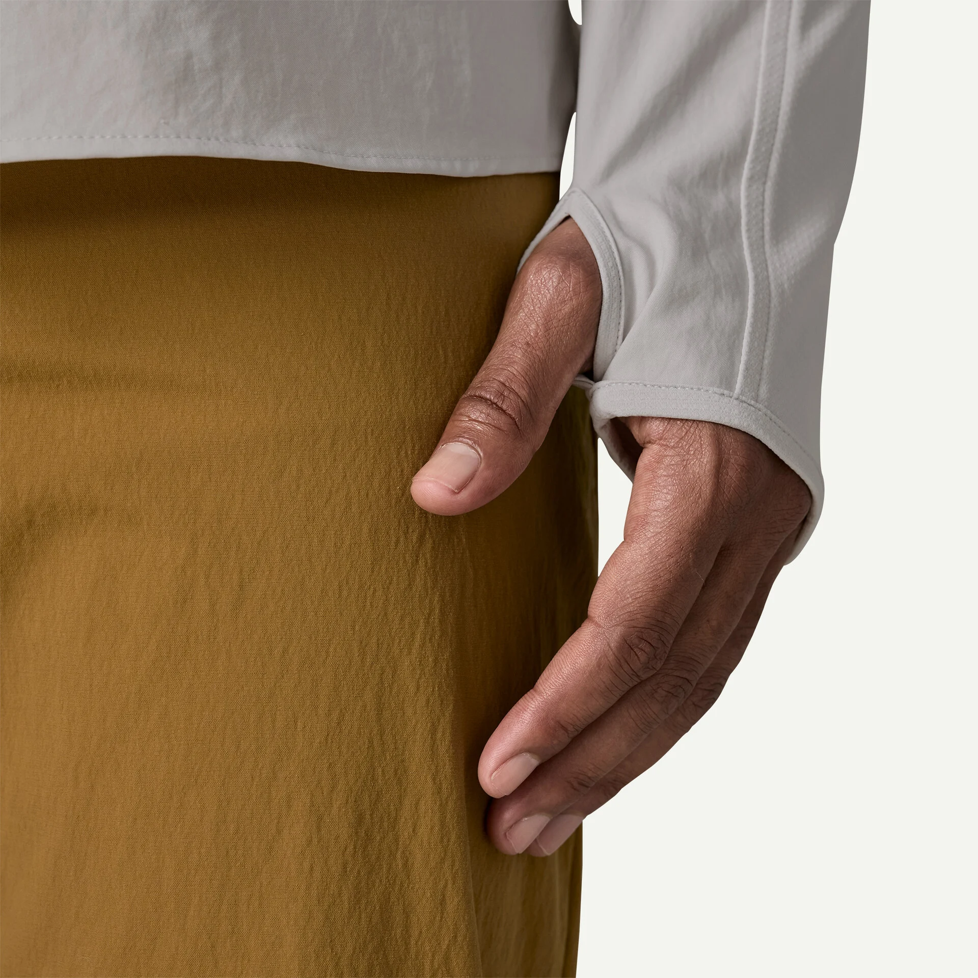 Patagonia Pánská mikina River Rambler Hybrid Sun Hoody, River Rock Green