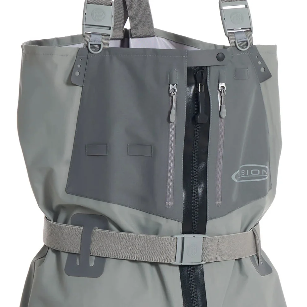 VISION Brodící kalhoty KOSKI ZIP STKFT, Grey