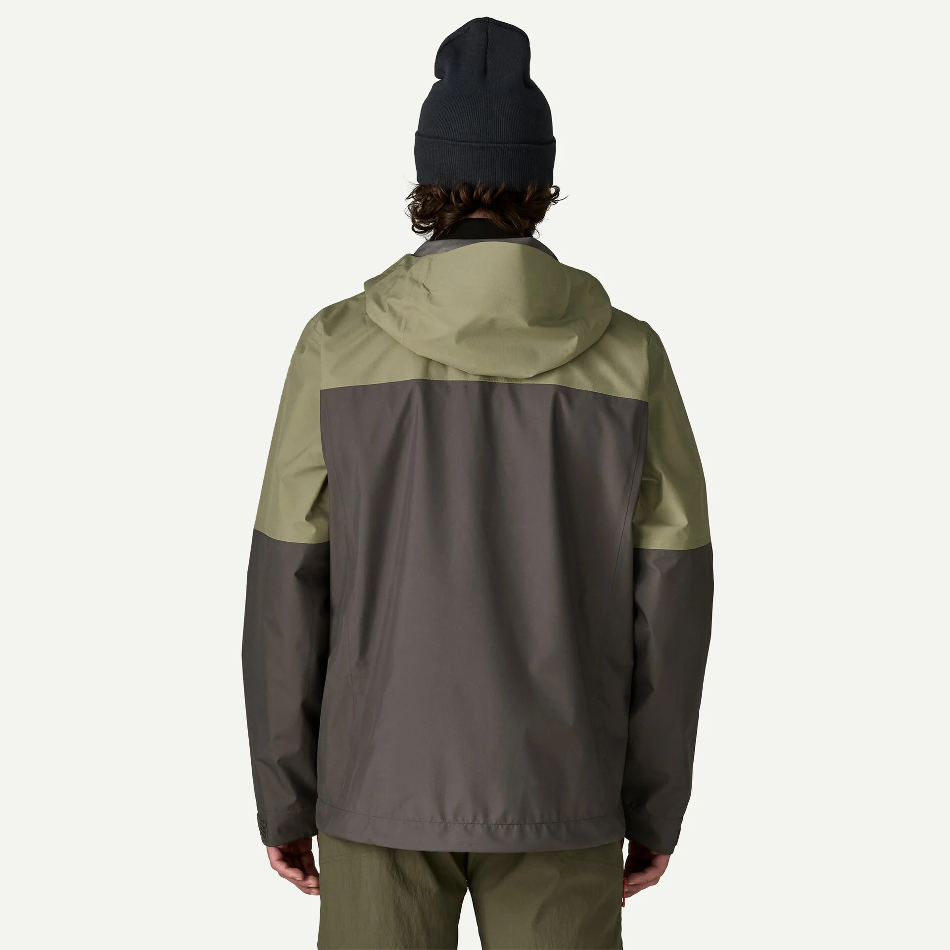 Patagonia Pánská bunda Boulder Fork Rain Jacket - Forge Grey w/River Rock Green, vel. M