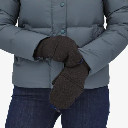  Patagonia Rukavice s klopou Better Sweater Gloves, Black, vel. M