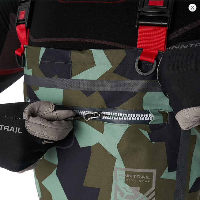 FINNTRAIL Brodící kalhoty Waders Speedmaster CamoArmy - vel. S