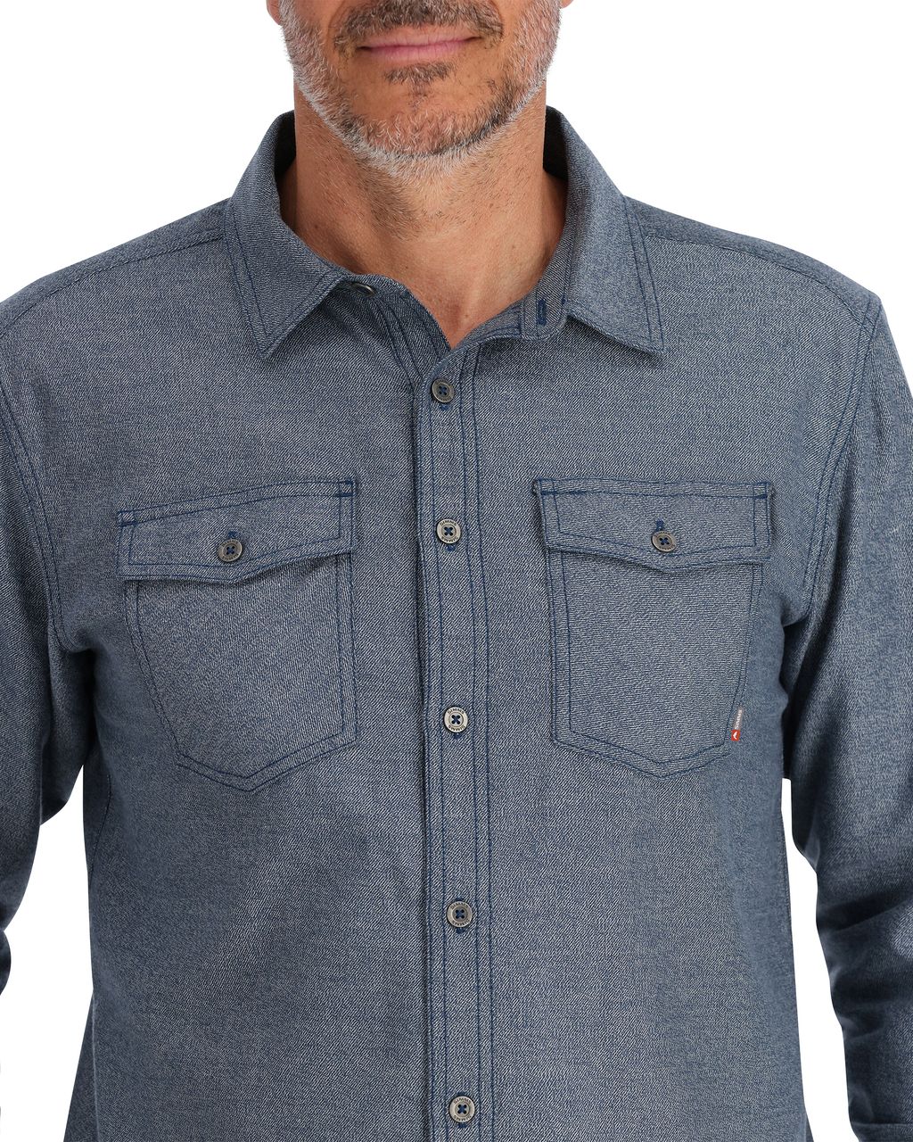 SIMMS Košile Shoal Flannel Shirt, Midnight