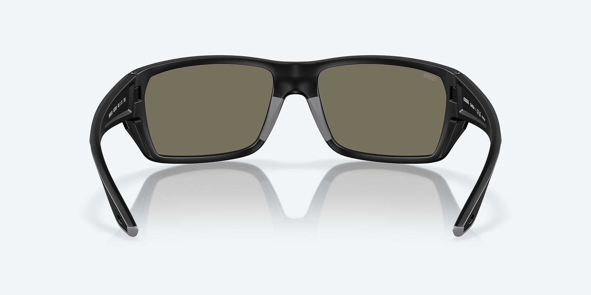 Costa del Mar Polarizační brýle Tailfin - Matná černá, Modré zrcadlo, vel. S