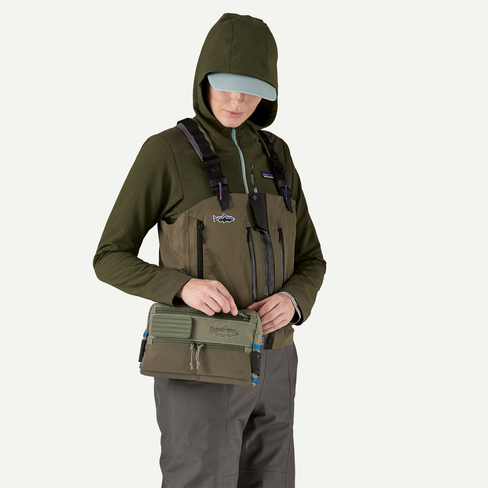 Patagonia Muškařský batoh Stealth Switch Pack 3L - Forge Grey