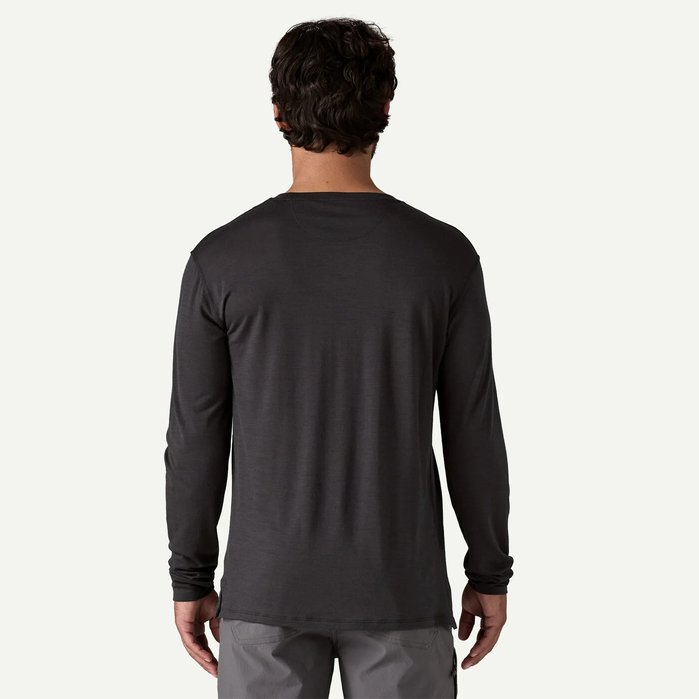 Patagonia Pánská tričko Cap Cool Merino Blend Graphic Shirt, Strata Stripe: Pond Green