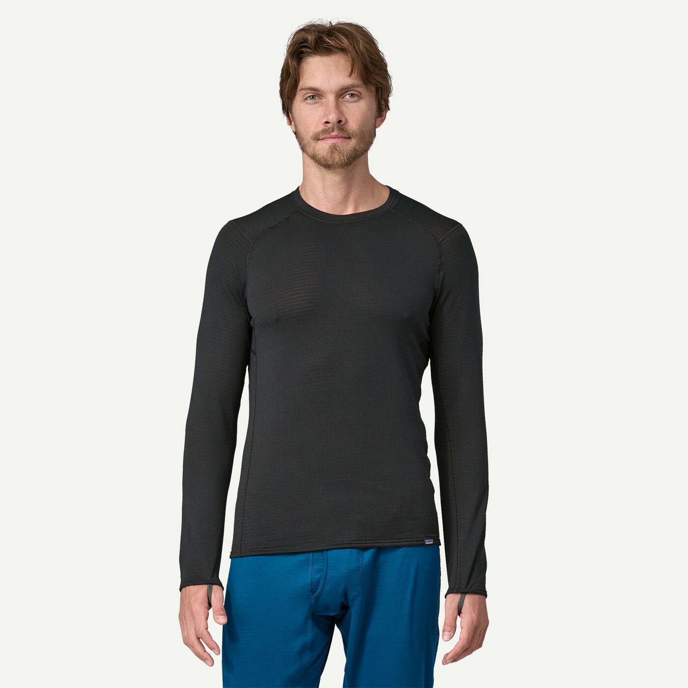 Patagonia Pánské termo triko Capilene® Thermal Weight Crewneck, Black - vel. M