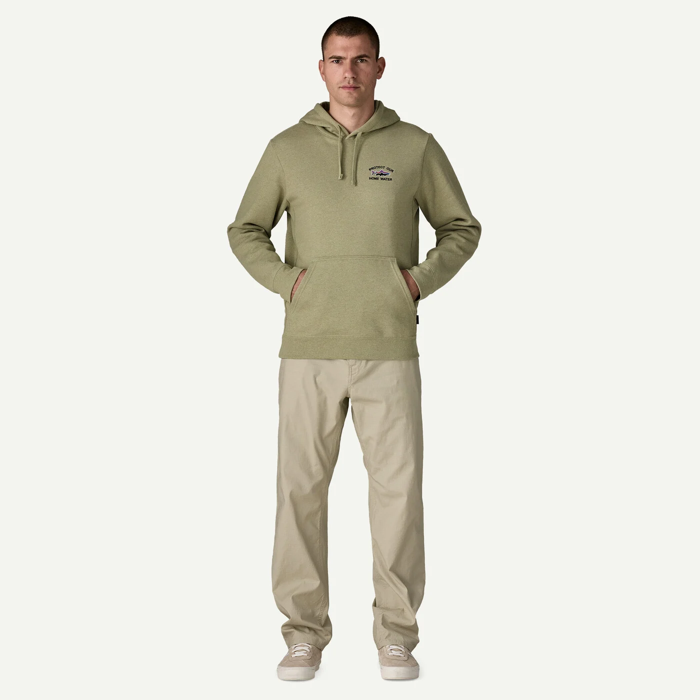 Patagonia Mikina Home Water Trout Uprisal Hoody, Gumtree Green