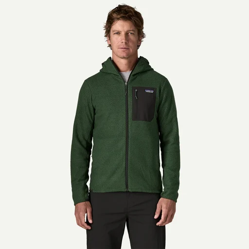 Patagonia Pánská mikina R1 Air Full-Zip Hoody, Treeline Green - vel. L