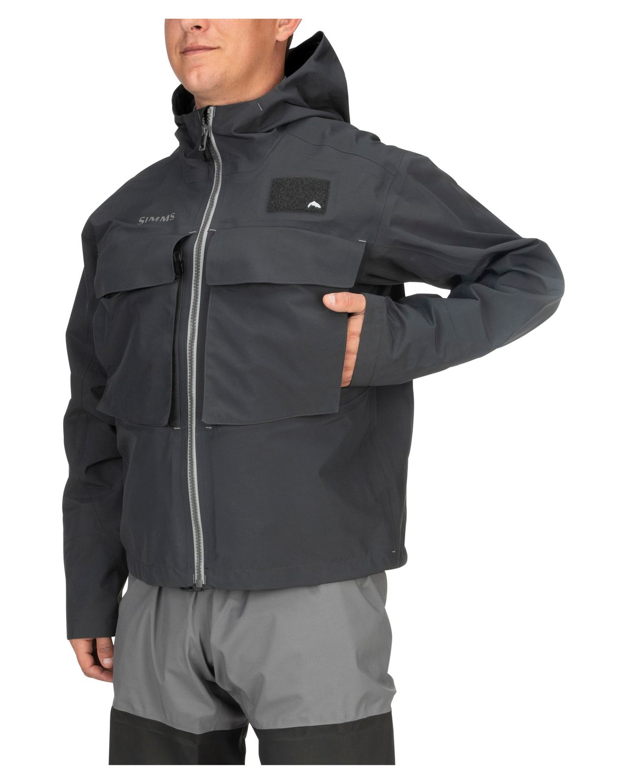 SIMMS Rybářská bunda Simms Guide Classic Jacket Carbon
