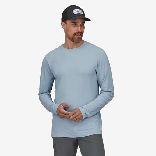Patagonia Pánské triko Tropic Comfort Natural UPF Crew, Rock Wash: Thermal Blue