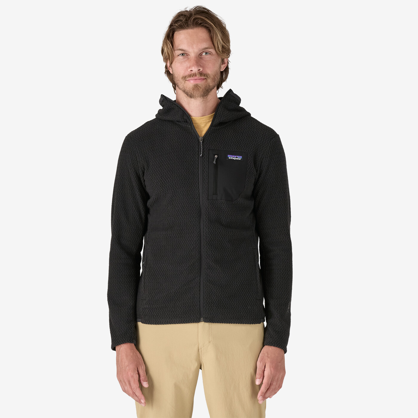 Patagonia Pánská mikina R1 Air Full-Zip Hoody - Black, vel. XL