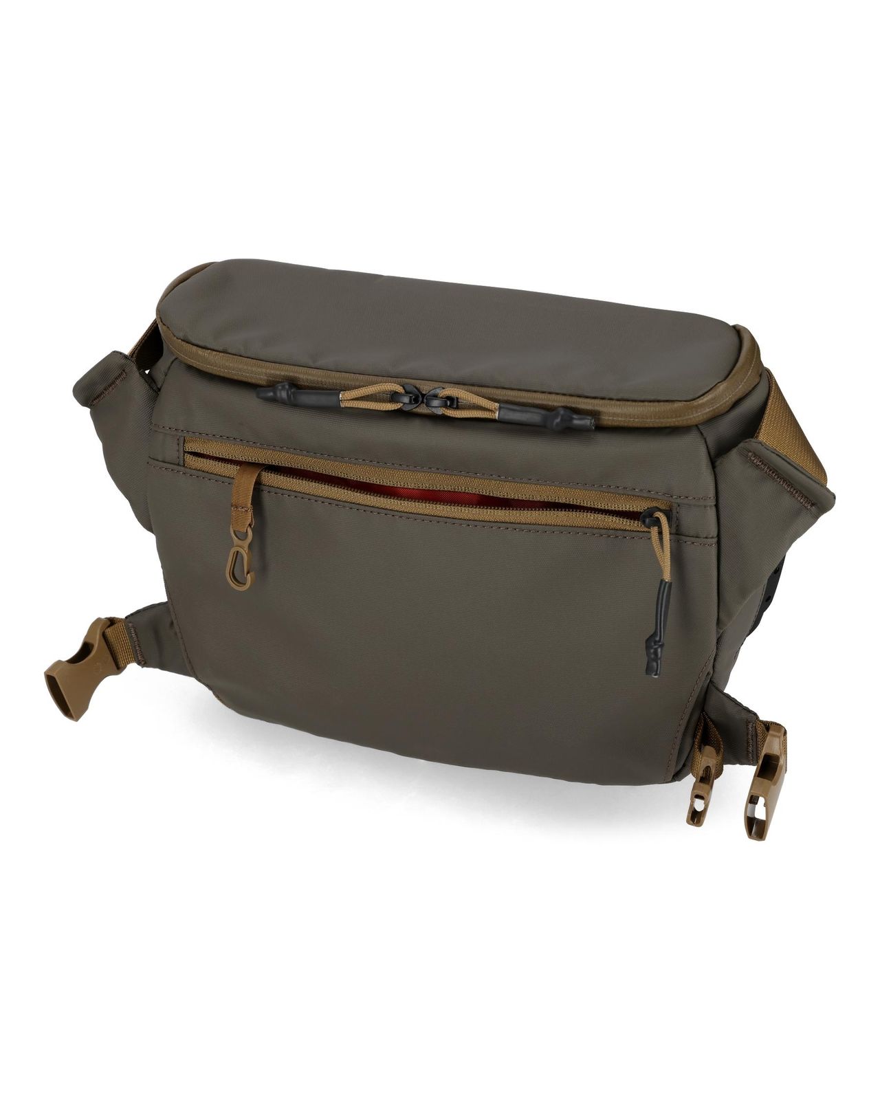 Simms Vesta s batohem Headwaters Chest Pack Hickory