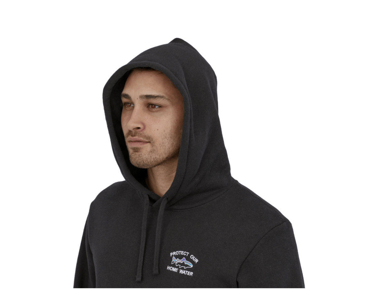 Patagonia Pánská mikina Home Water Trout Uprisal Hoody - Black, vel. XS