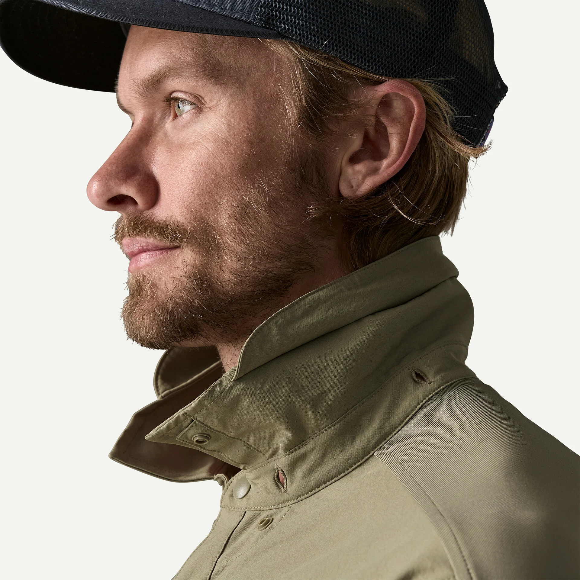 Patagonia Pánská mikina River Rambler Hybrid Sun Hoody, River Rock Green