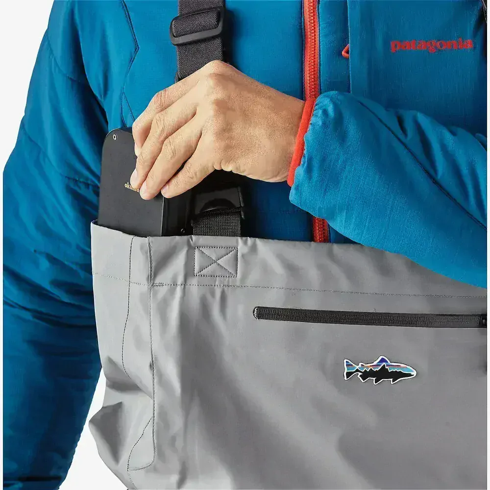 PATAGONIA Brodící kalhoty Rio Gallegos Waders , Forge Grey, vel. MK