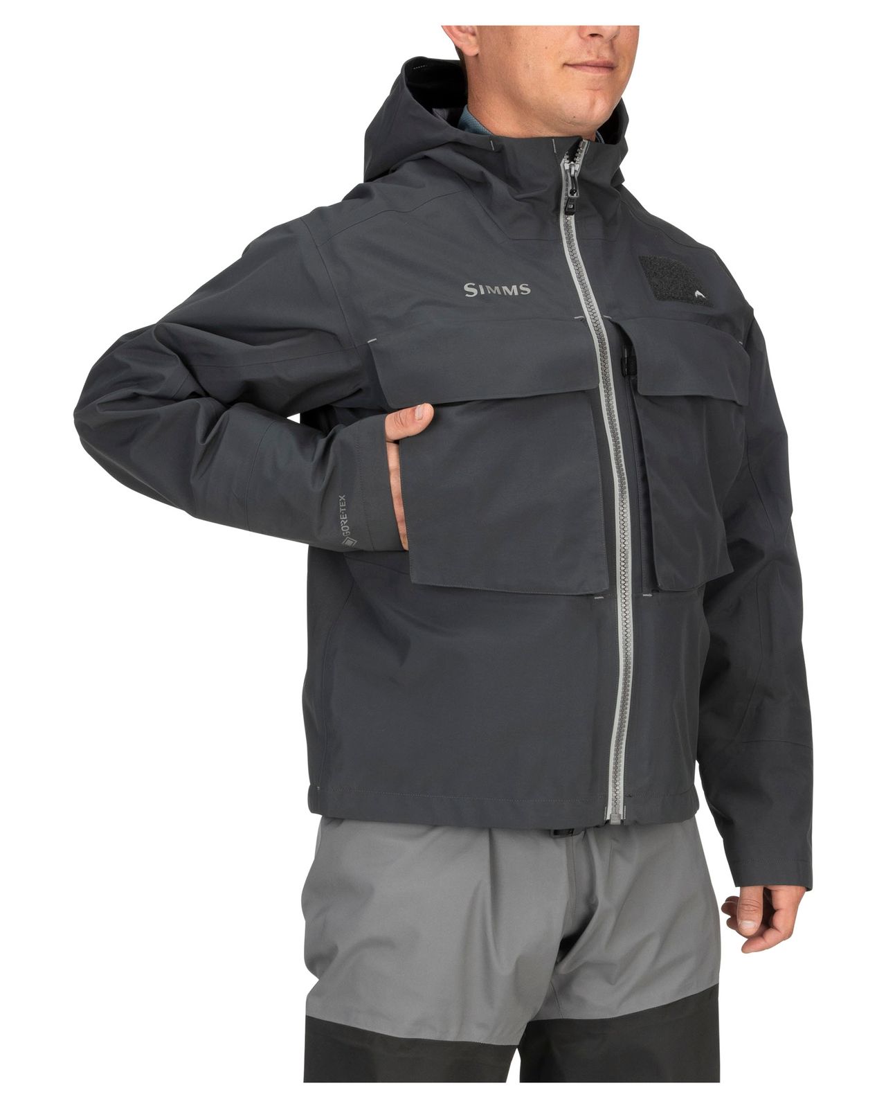 SIMMS Rybářská bunda Simms Guide Classic Jacket Carbon