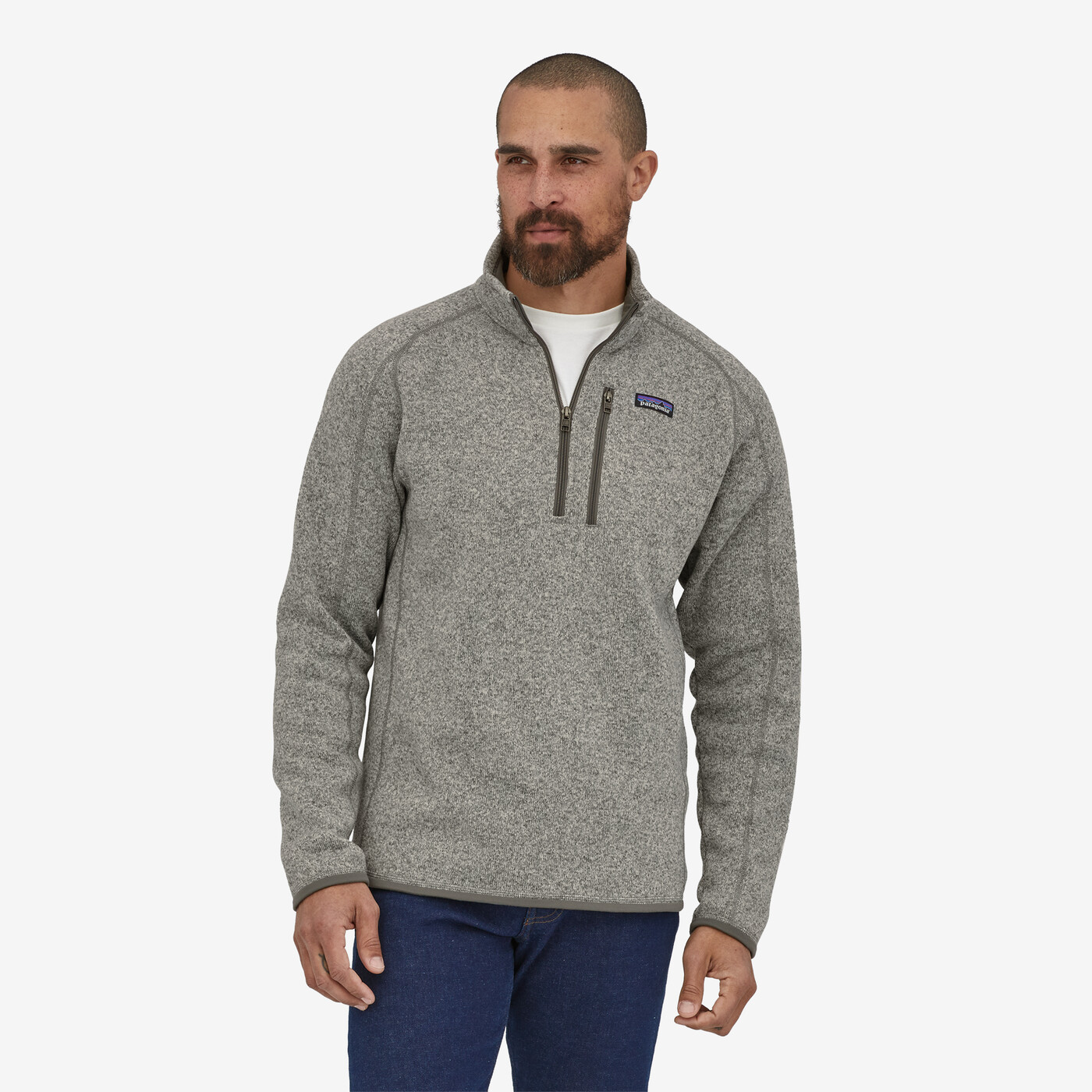 Patagonia Pánská mikina Men's Patagonia Better Sweater 1/4 Zip Fleece - Stonewash, vel. XXL