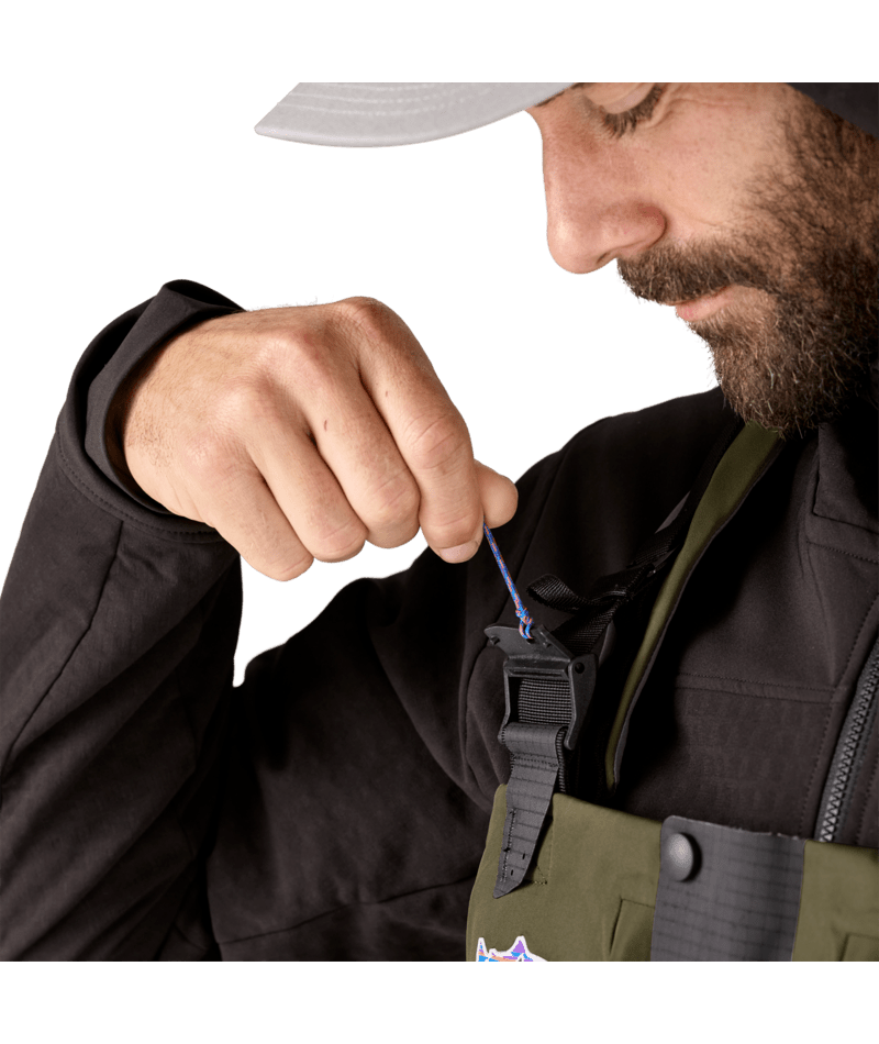 Patagonia Pánské brodící kalhoty Swiftcurrent Expedition Zip Front Waders - Basin Green, vel. XSM