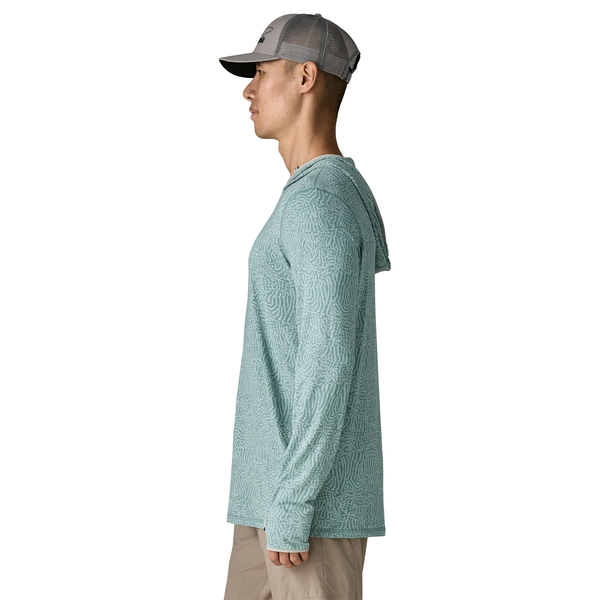 Patagonia Pánské tričko Tropic Comfort Natural Hoody, Sea Run: Blue Sage