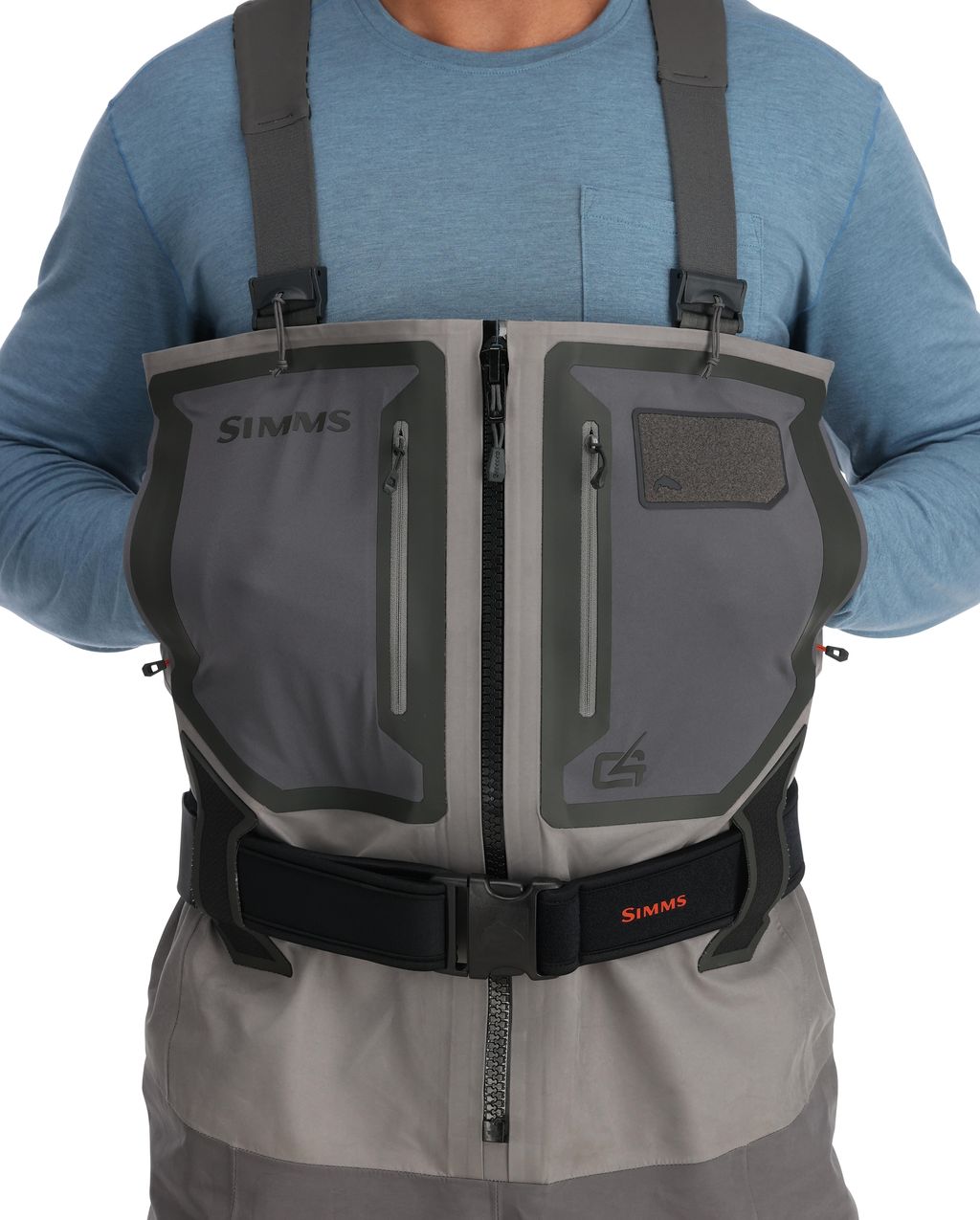 SIMMS Brodící kalhoty G4Z Stockingfoot - vel. ML