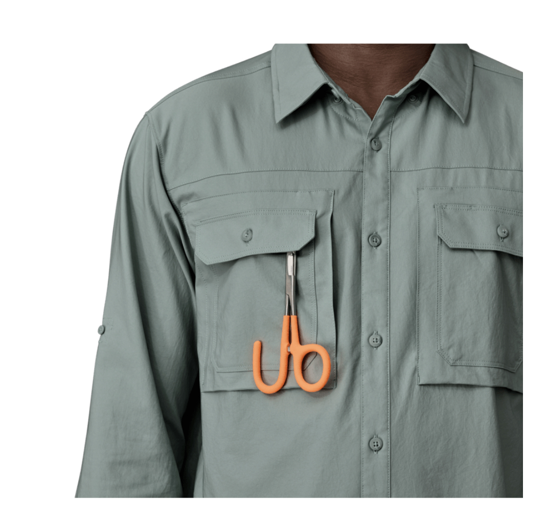 Patagonia Pánský košile Long-Sleeved Self-Guided Sun Shirt, Caper Green