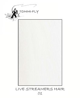 Live streamers hair - White