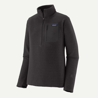 Patagonia Pánská mikina R1 Air Zip Neck, Black