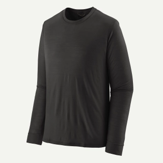 Patagonia Pánské tričko Long-Sleeved Capilene® Cool Merino Blend Shirt, Black