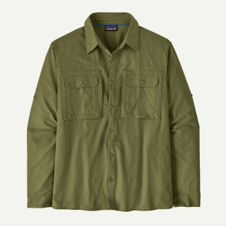 Patagonia Pánský košile Long-Sleeved Self-Guided Sun Shirt, Caper Green